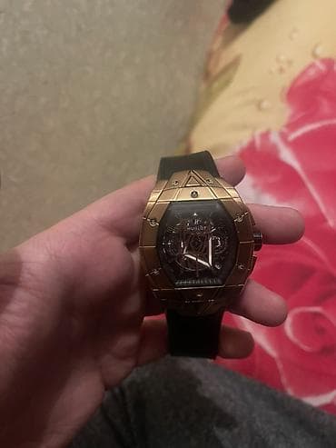 Очки: Б/у, Наручные часы, Hublot, цвет - Золотой — 4