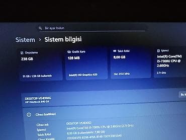 HP EliteBook, 14 ", Intel Core i5, 256 GB