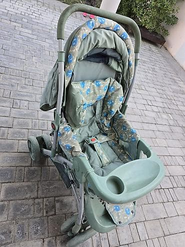 kupalnik usaq ucun: Uşaq arabası – yaşıl rəng, qatlanan model Xüsusiyyətlər: - Rahat — 3