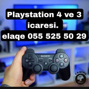 arenda kompressor: Playstation icaresi ps4 -1 gun 22 azn . En son oyunlar . Ps3 - 1 gun — 2