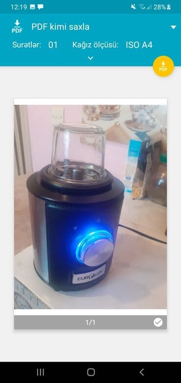 eurolux ehmedli: Stasionar blender, Eurolux, Yeni, Ünvandan götürmə — 9