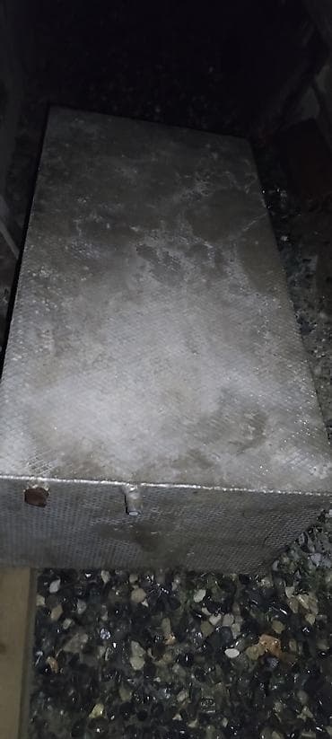 nerjaveka cen: Paslanmayan nerjavika (inox) düz fakturalı, kvadrat formalı maye çəni — 4