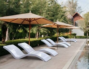 meqa mebel: Şezlong 
Lejenka. 
Hovuz içi özel tasarım — 17