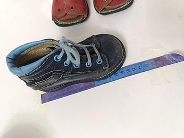 Botinkalar: Uşaq ayaqqabıları – tünd mavi rəngdə, açıq mavi detallı .Ortepetik — 7