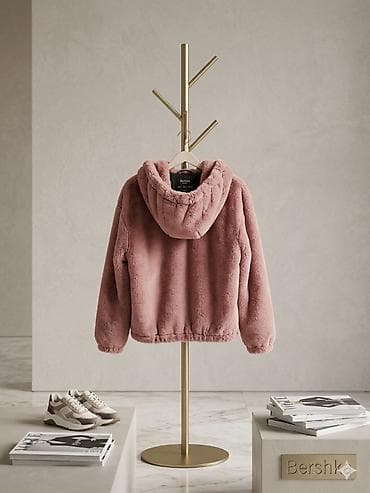 Kürklər: Kürk, Bershka, S, rəng - Çəhrayı — 5
