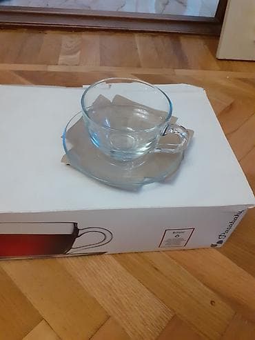 Qab-qacaq və mətbəx ləvazimatları: Çay dəsti, Şüşə, 6 nəfərlik — 2