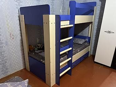 matras alti: İki mərtəbəli uşaq çarpayısı - Model: klassik ikiqat (üst və alt yer) — 3