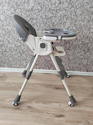 usaq stol: Uşaq yemək stulu - Rahat və təhlükəsiz yemək üçün yüksək stul - — 1