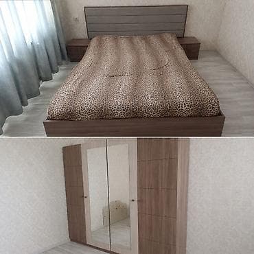 Mebel: İkinəfərlik çarpayı, Dolab, Tumba, İşlənmiş — 1