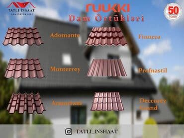 daş yunu qiymeti: Profnastil, Dam üçün, Pulsuz çatdırılma, Ödənişli quraşdırma, Zəmanətli, Kredit yoxdur — 2