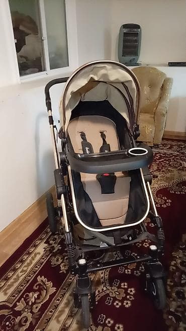 uşaq sortiki: Uşaq arabası – Belecoo brendi, bej-qara rəng palitrası, yüngül qızılı — 4