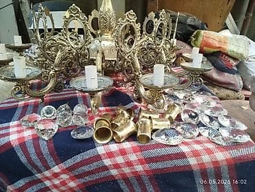 listir: Çılçıraq, 10 və daha çox lampa, Metal — 6