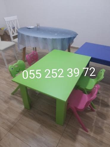 stol satisi: Oğlan üçün, Yeni, Siyirməsiz, Bağça masası, Stulsuz — 9