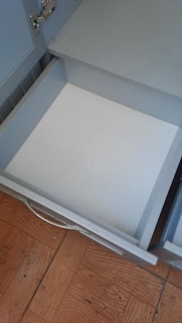 hamam ucun şkaflar: 2 qapılı, Siyirməli, Boz, Digər material, Açılan, Düz dolab — 5