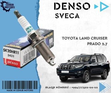 sveça qiyməti: Sveca denso orginal marka : toyota land cruiser prado qiymeti : 23 — 1