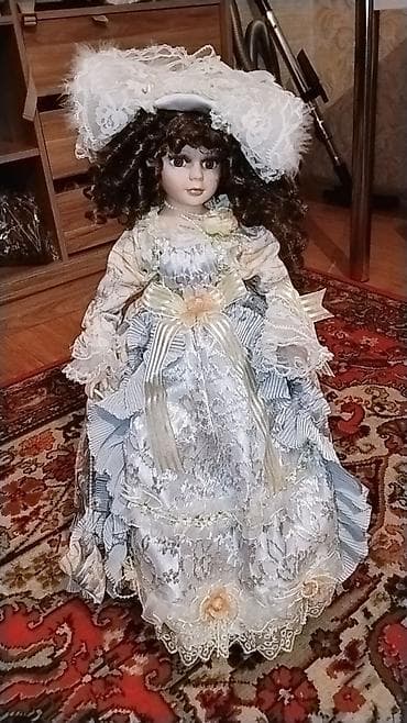 Farfor kolleksiya kuklaları - Böyük kukla: klassik viktorian