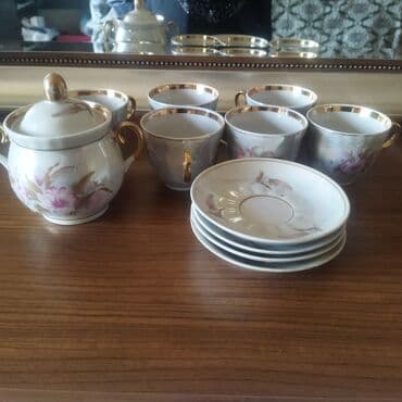 işlenmiş qablar: Sovetdən qalma,çay servizi — 1