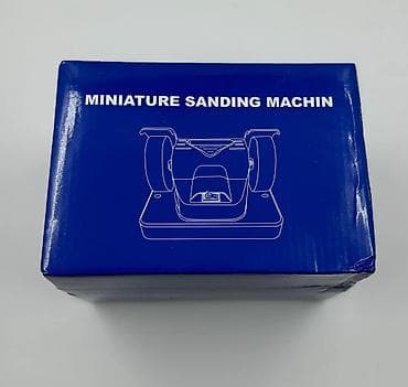 bıcaq itiləyən: Miniatür ikitərəfli üyüdücü (bench grinder) - İki daşlı sistem: sağda — 3