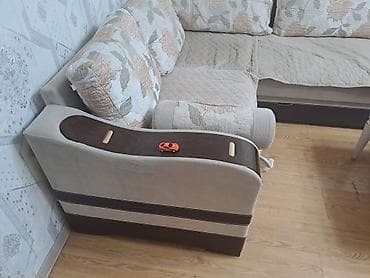 Ev və bağ: EPİKA marka künc divanı bazalı divan acilir - Forma: L-şəkilli künc — 3