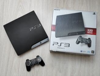 en ucuz ps: İdeal şəkildəki kimi 34 gün(816 saat) toplam işlənmiş ps3 Slim 320gb — 1
