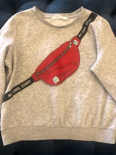 zara xs: Svitşot, H&M, XS, rəng - Boz — 1