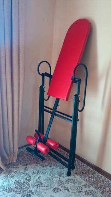 işlənmiş qantel: Ters çevrilmə (inversion) trenajoru - Ev üçün uyğun, qatlanan — 1