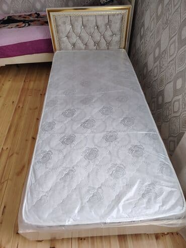 işlənmiş yataq dəsdi: Yeni, Təknəfərlik çarpayı, Bazasız, Matras ilə, Siyirməsiz, Azərbaycan — 1