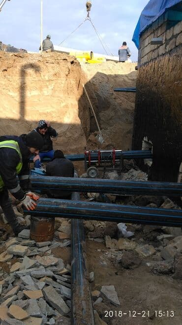 ремонт холодильного оборудования: Polietilen (PE 100) borularin qaynaq edilməsi və satışı. Alin qaynagi — 6