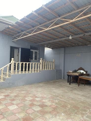 Kirayə qaraj: Həyətyanı sahə üçün daşla döşənmiş, üstü örtülü geniş qaraj/seyfəli — 5