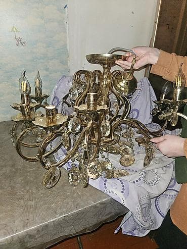 07 sekli: Çılçıraq, 10 və daha çox lampa, Metal — 1
