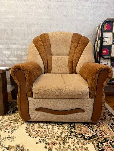 кресло кравать: Б/у, Кресло, Ткань, Нет кредита, Нет доставки — 2