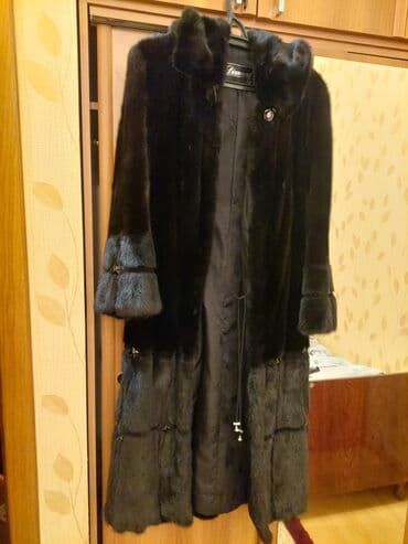 Шубы: Шуба, XL, цвет - Черный — 6