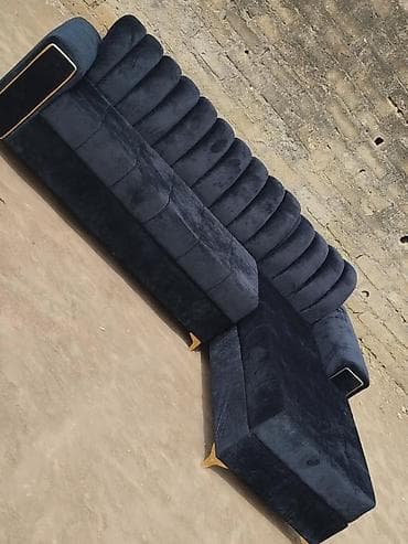 Künc divan, Açılmayan, Bazasız, Vеlur parça