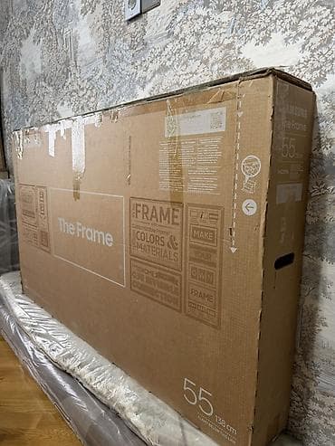 boyuk televizor: Yeni Televizor Samsung QLED 55" 4K (3840x2160), Pulsuz çatdırılma, Ödənişli çatdırılma — 3