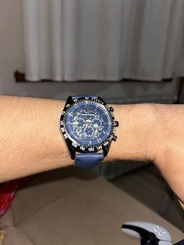 pul qabı: Yeni, Qol saatı, Emporio Armani, rəng - Mavi — 4