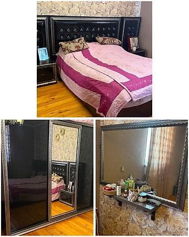Двуспальная кровать, Б/у at lalafo.az Двуспальная кровать, Б/у