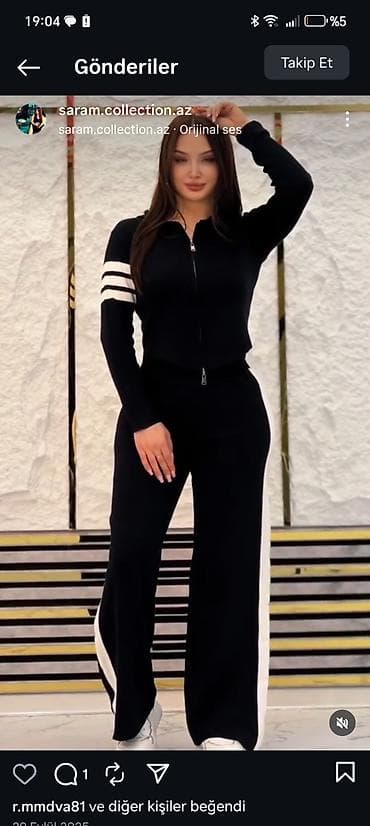 Bunun mavi xetlisi var elimde üstü 3 4 defe geyinilib şalvarı