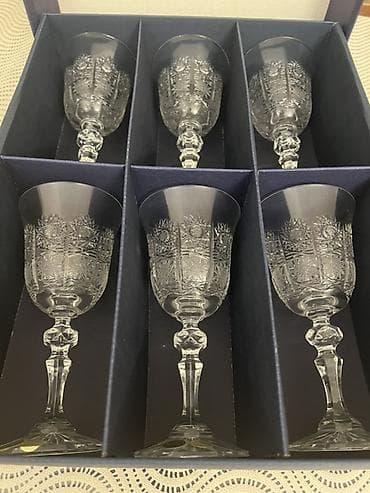 ucuz saat: Qədəhlər, rəng - Ağ, Xrustal, 6 ədədli dəst, Çexiya — 2