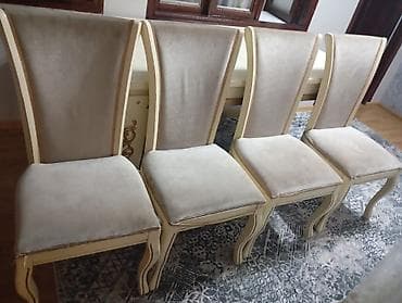 tabletka stul: Mətbəx üçün, Açılmayan, Dördbucaq masa, 4 stul — 2