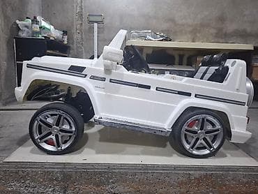 elekt: Uşaq üçün elektrikli qoşqulu avtomobil – Mercedes G-Class üslubunda - — 2