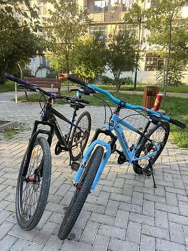 velos: MTB velosiped – FULLBIKE brendi - Çərçivə: yüngül alaşımlı, qara-mavi — 8