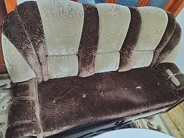 ucuz şkaflar: Mebel dəsti – kreslo və divan - Model: Klassik üslubda yumşaq mebel - — 2