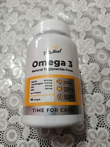 moto 360: VitaMeal Omega 3 – Natural Triglyceride Form Məhsul tipi: Balıq yağı — 1