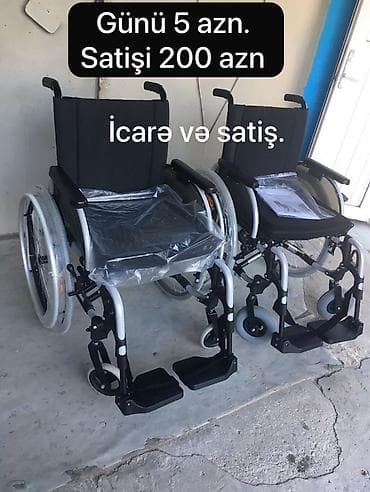 Mexaniki əlil arabası – icarə və satış. - Güclü alüminium/metal