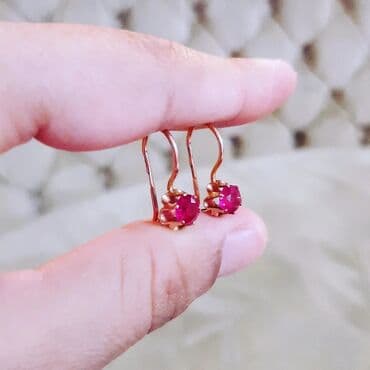 qizilin qrami qiymeti 2020: Sırğa, Sarı qızıl, 585 Əyar, 188 g — 4