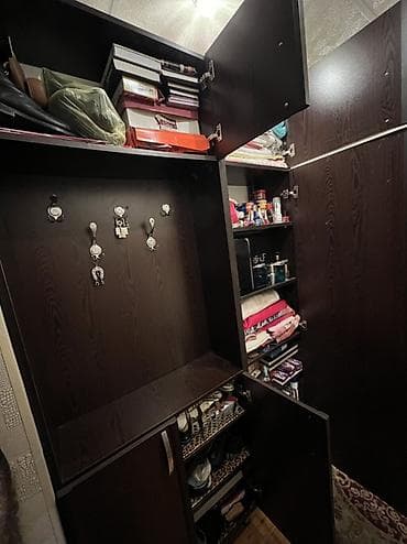 madeyra dolablar: Dəhliz üçün çoxfunksiyalı giriş dolabı (divara bagli) - Rəng: tünd — 2