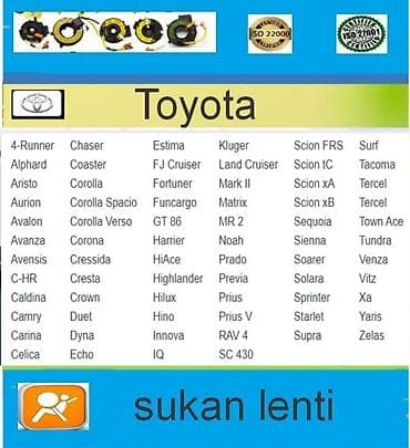 авто руль: Toyota sükan lentləri. 🔹️Minik avtomobil markalarına sükan lenti — 2