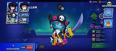 oline is: Brawl Stars oyunu üçün hesab - Kupa: 11,312 - Savaşçılar: 71/104 - — 9