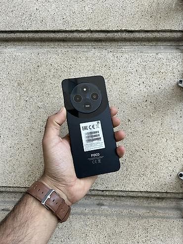 Poco C75, 128 GB, rəng - Qara, Zəmanət, Düyməli, Sensor