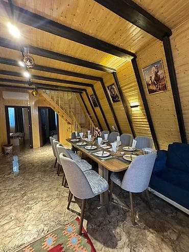 samaxi kiraye evler hovuzlu: İsmayıllı günlük ev – müasir A-frame dizaynlı, geniş həyətli villa — 7